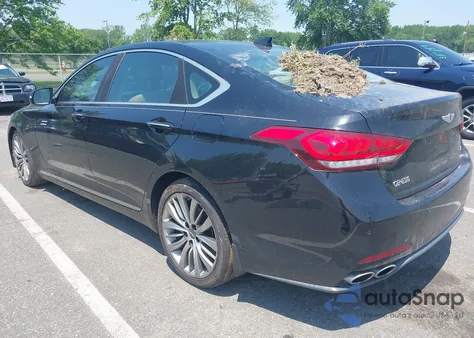 2015 Hyundai Genesis 5.0 from USA, damaged, VIN KMHGN4JF4FU103946